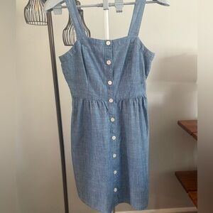 NWOT - JCrew Chambray Button-Front Sundress – Size 2 – Light Blue